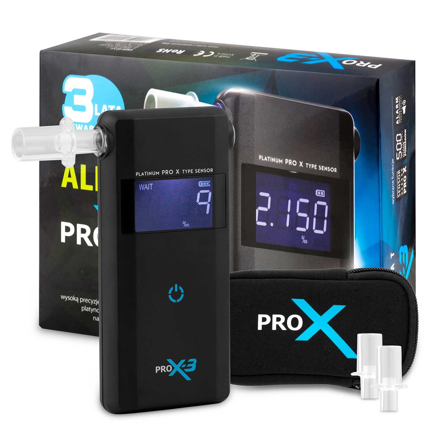 AlcoForce PRO X-3 Alkomeeter