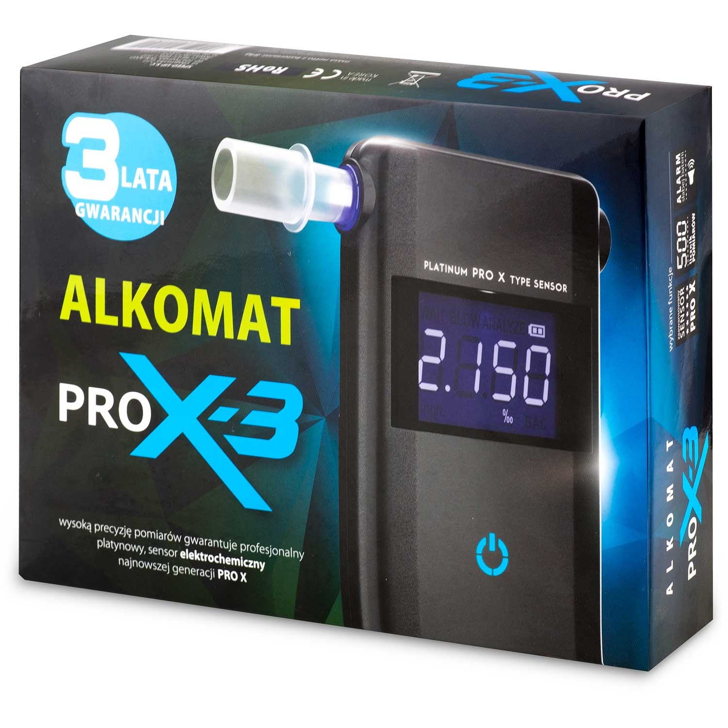 AlcoForce PRO X-3 Alkomeeter - Image 11