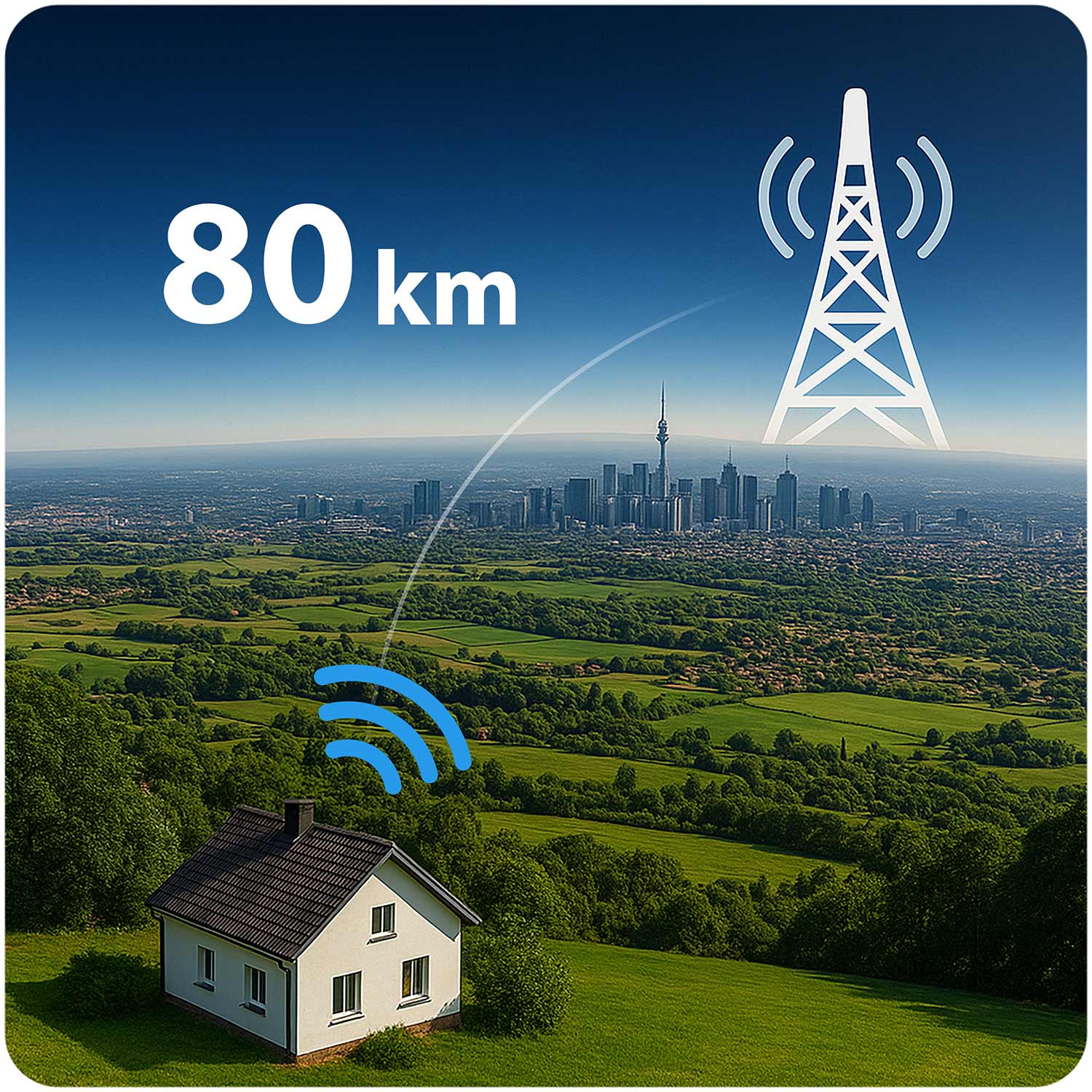 Berdsen BD-956 360-kraadine teleri ultra HD 4K siseantenn must - Image 8