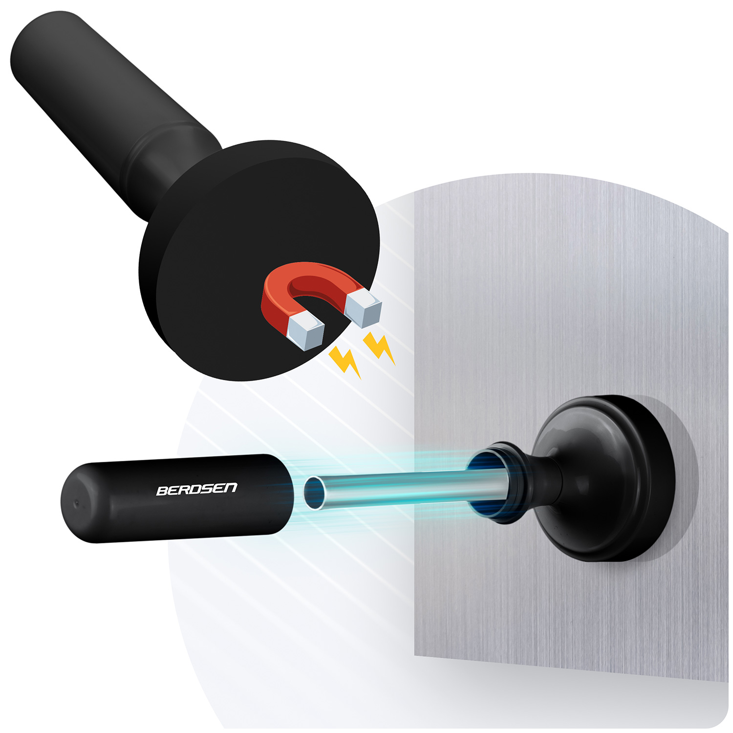 Berdsen BD-956 360-kraadine teleri ultra HD 4K siseantenn must - Image 5