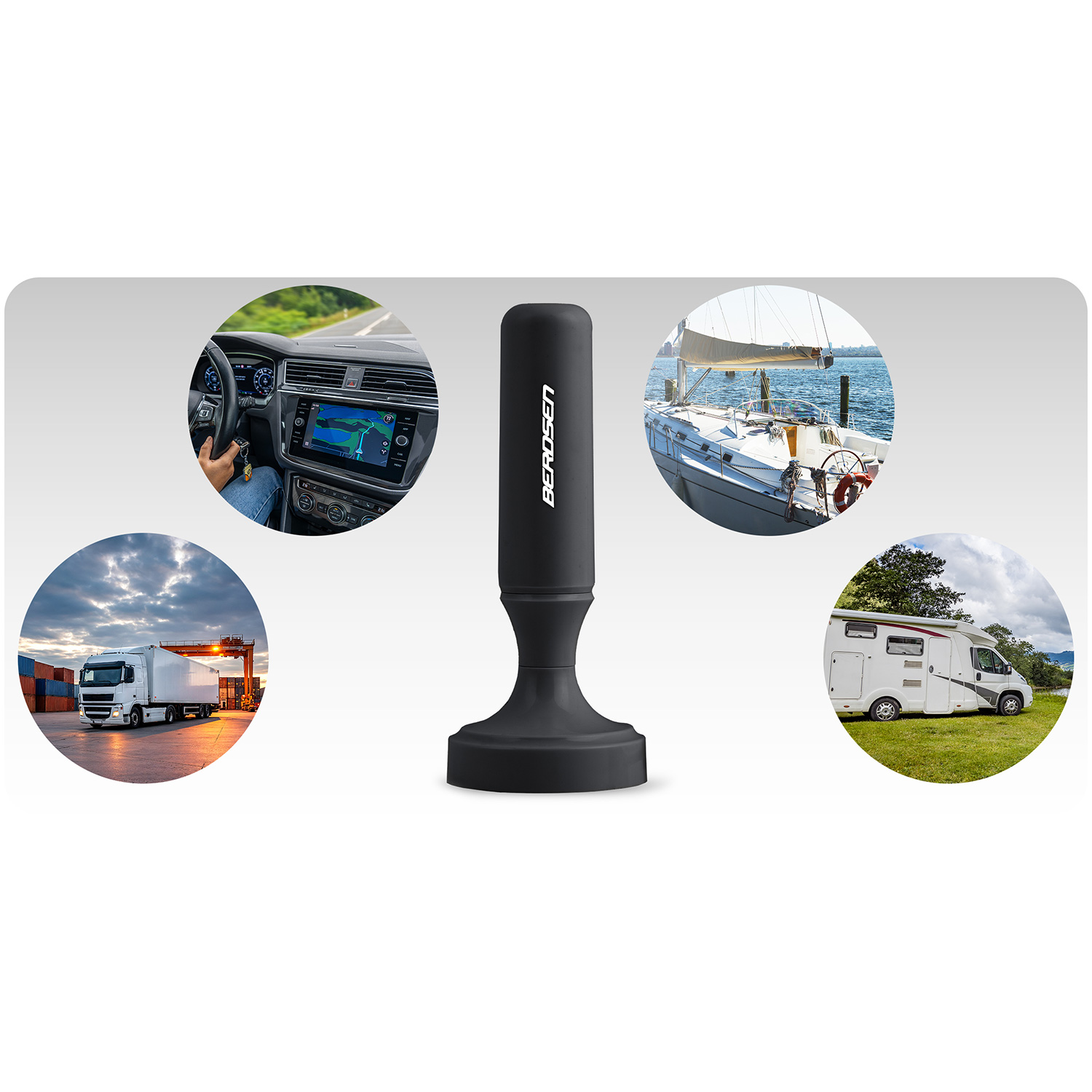 Berdsen BD-956 360-kraadine teleri ultra HD 4K siseantenn must - Image 12