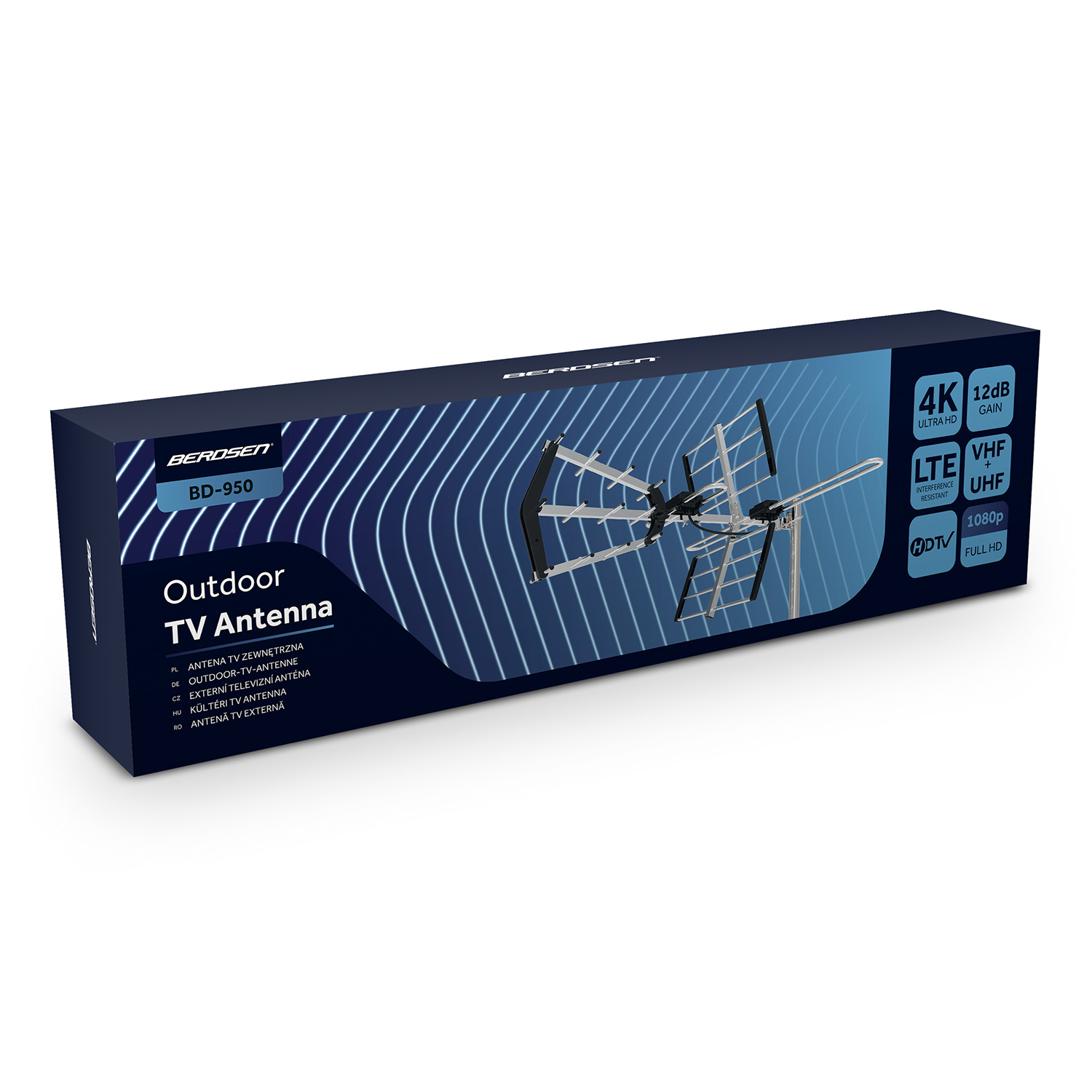 Berdsen BD-950 suunatud välistingimustes kasutatav TV-antenn ultra HD 4K - Image 3