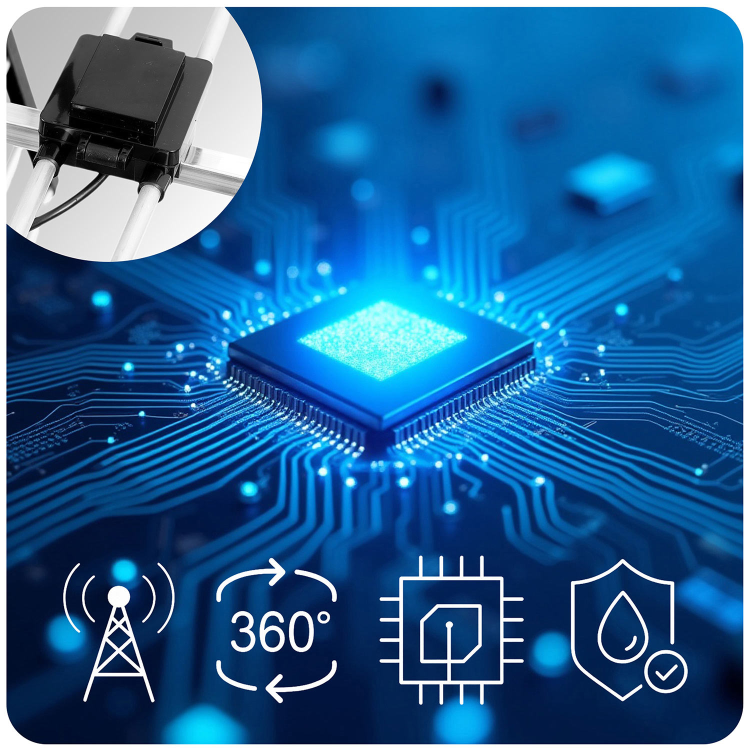 Berdsen BD-950 suunatud välistingimustes kasutatav TV-antenn ultra HD 4K - Image 8