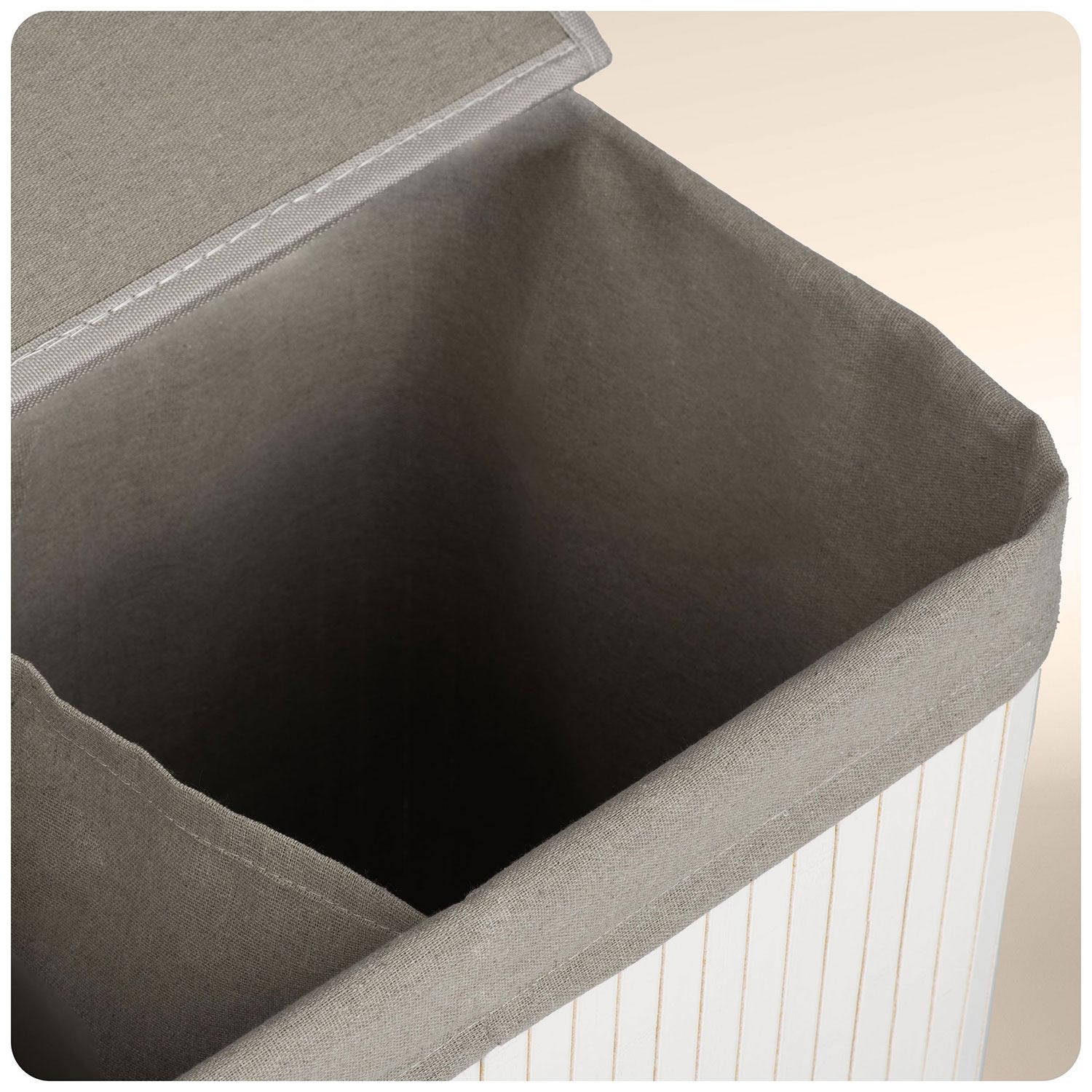 Bambusest pesukorv kaanega 100 l Massido - Image 6