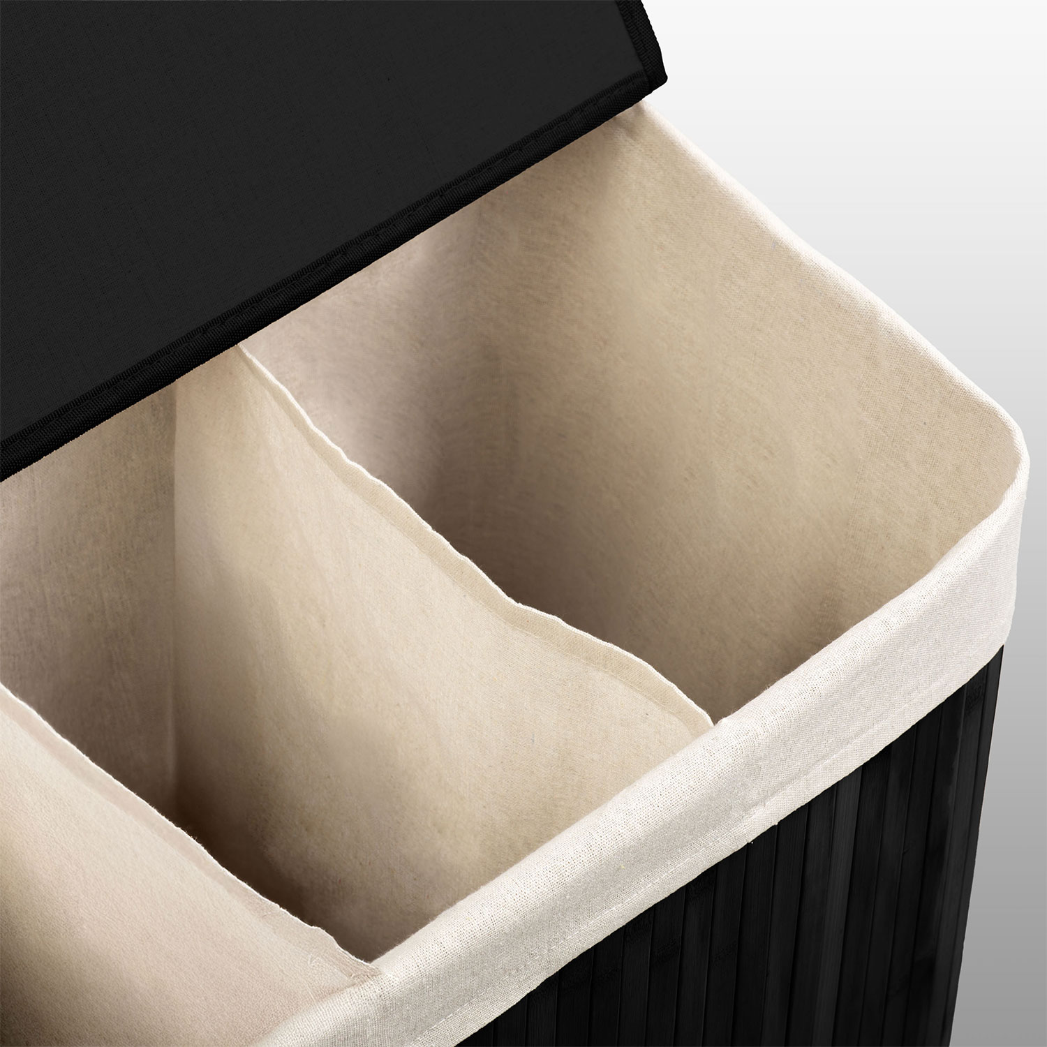 Bambusest pesukorv kaanega 150 l Massido - Image 4