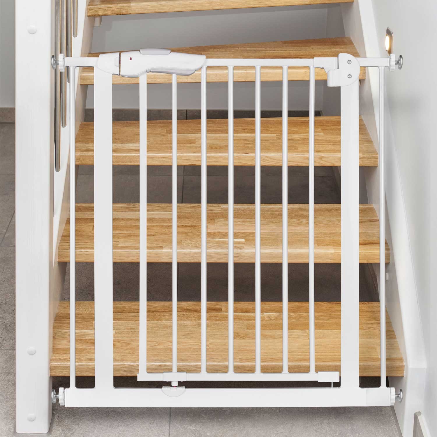 Ricokidsi valge trepi- ja uksevärav - Image 5