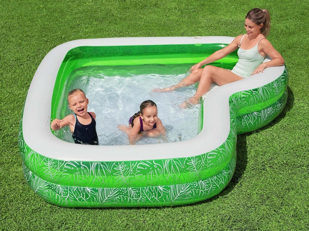 Täispuhutav bassein 231 x 231 x 51 cm roheline Bestway 54336 - Image 2