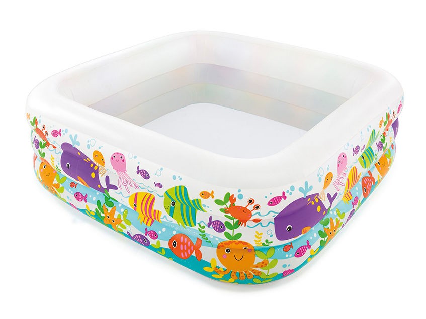 Täispuhutav akvaariumbassein 159 x 159 x 50 cm INTEX 57471