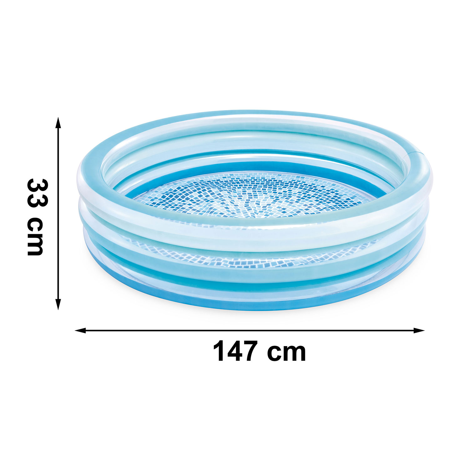 Täispuhutav lastebassein Mosaic 147x33 cm INTEX 58467 - Image 4