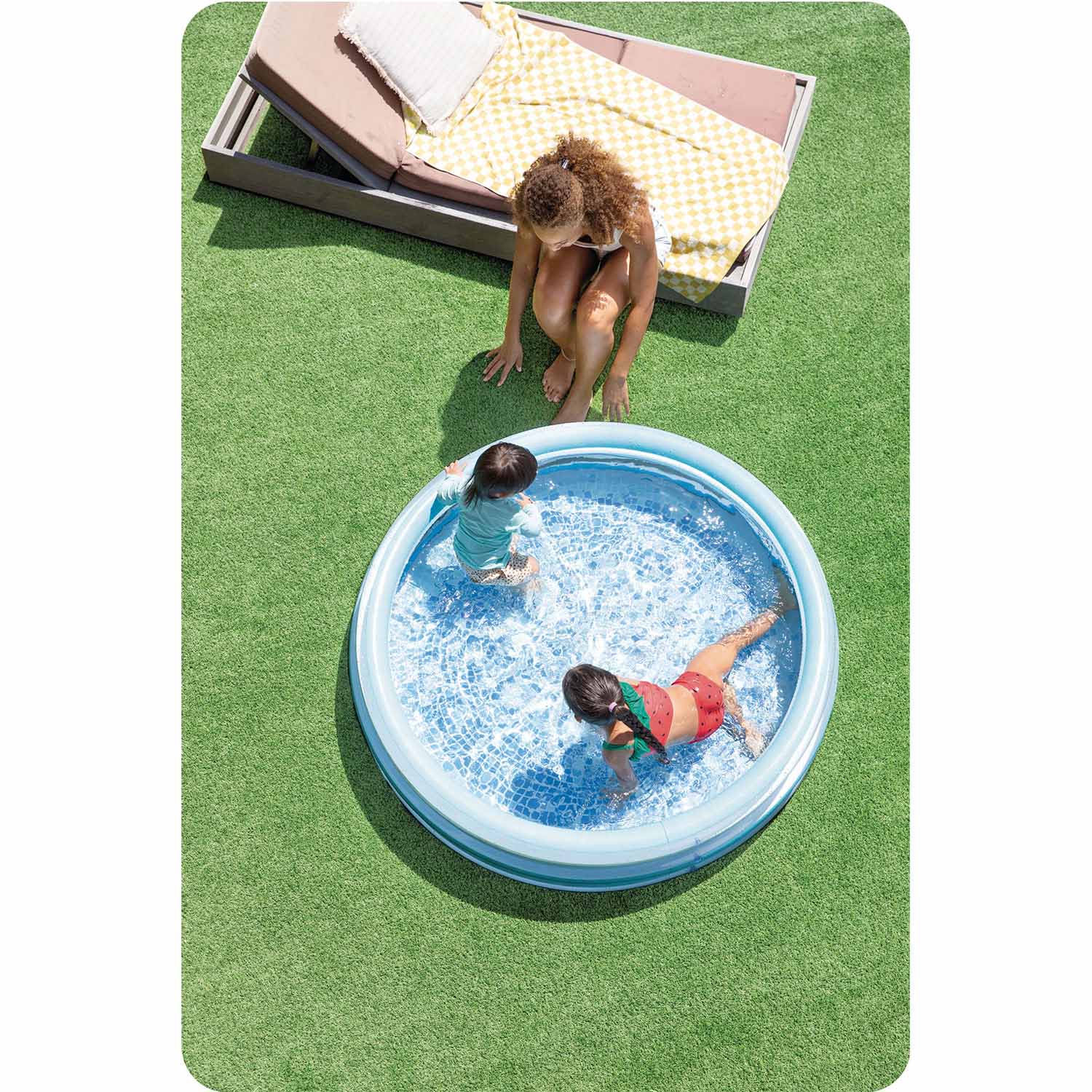 Täispuhutav lastebassein Mosaic 147x33 cm INTEX 58467 - Image 5