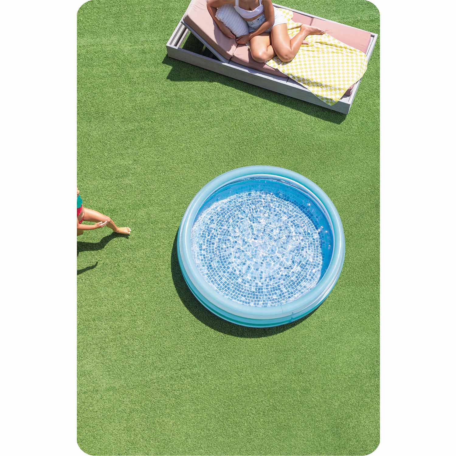 Täispuhutav lastebassein Mosaic 147x33 cm INTEX 58467 - Image 7