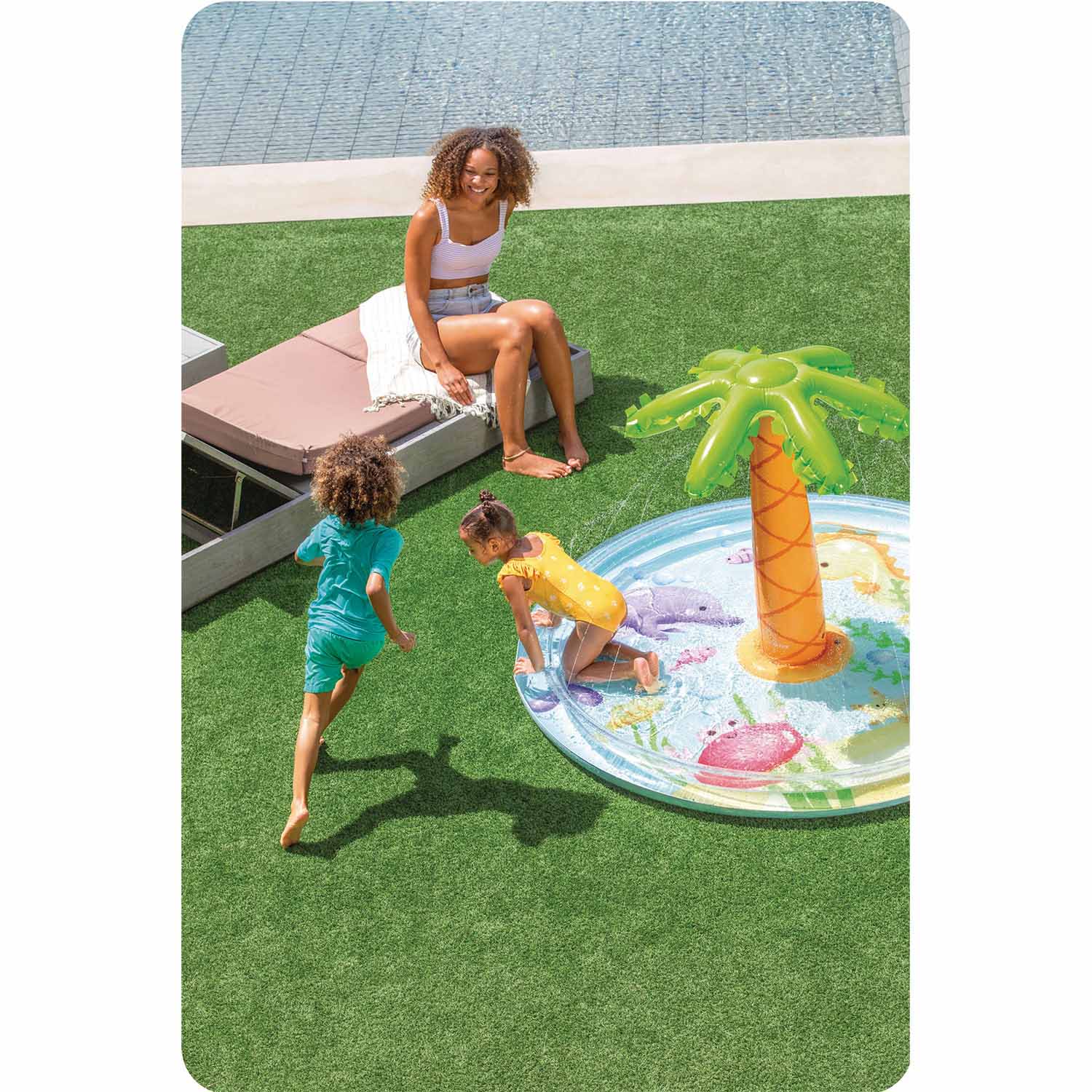 Täispuhutav bassein Palma 104x173 cm INTEX 56433 - Image 8