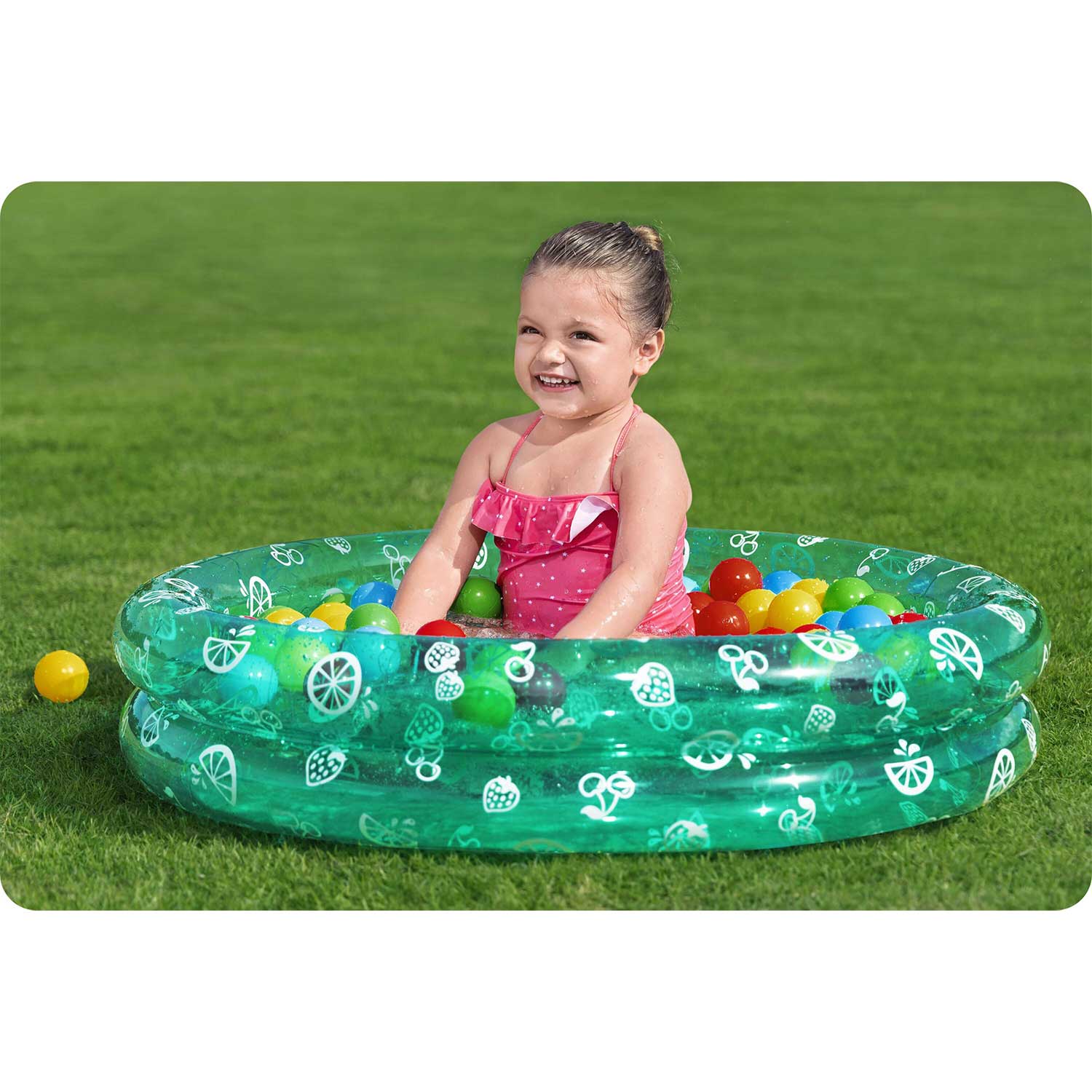 Täispuhutav lastebassein pallidega 91x20cm Bestway 51141 - Image 7