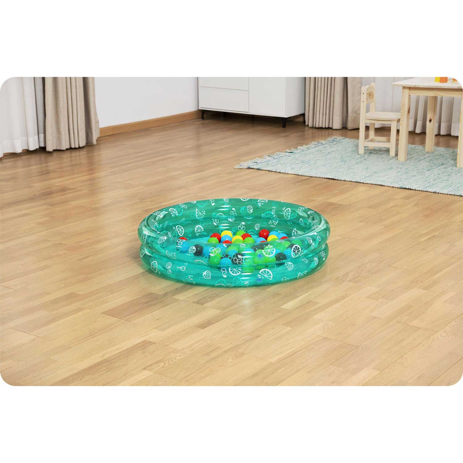 Täispuhutav lastebassein pallidega 91x20cm Bestway 51141 - Image 13