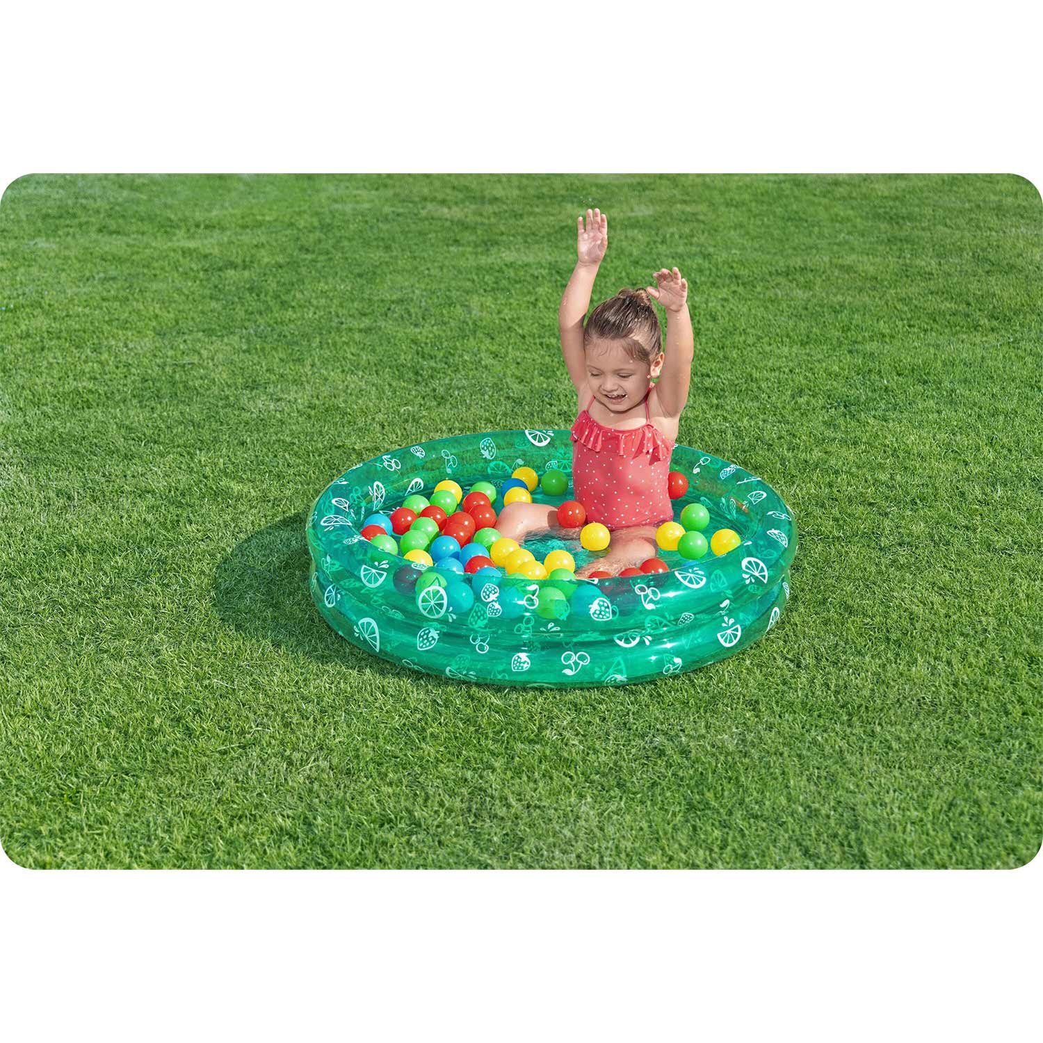 Täispuhutav lastebassein pallidega 91x20cm Bestway 51141 - Image 8