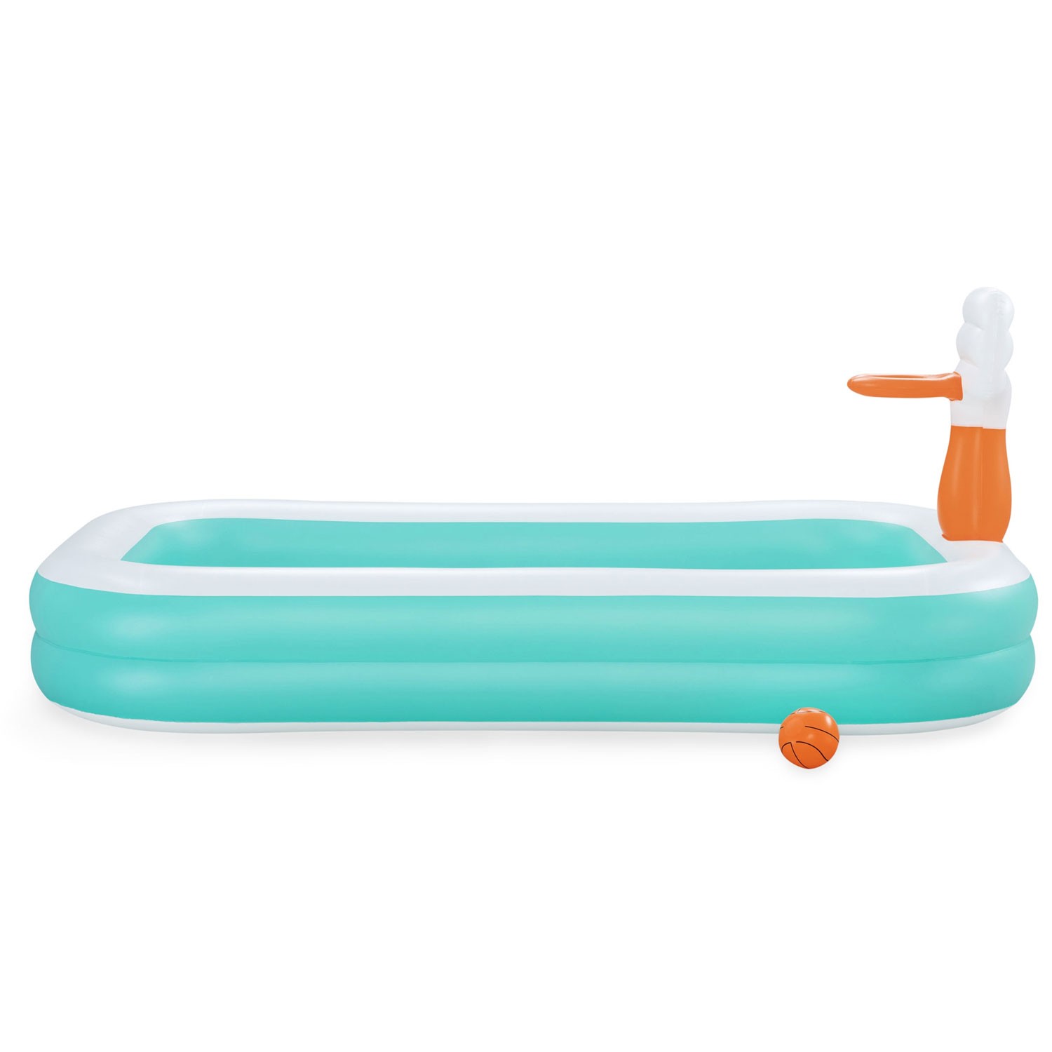 Dunk'N Splash täispuhutav bassein 251 x 168 x 102 cm Bestway 54445 - Image 5