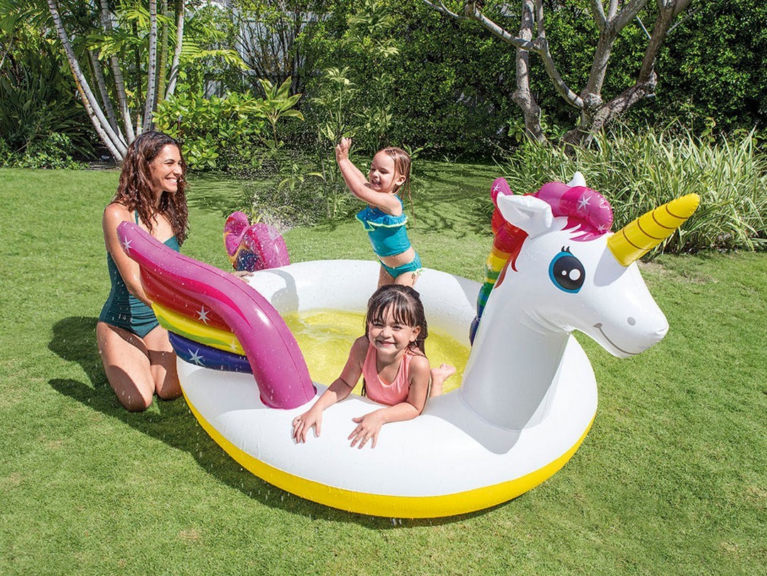 Täispuhutav ükssarviku bassein 272 x 193 x 104 cm INTEX 57441 - Image 2