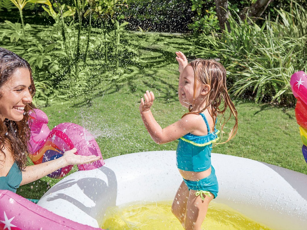 Täispuhutav ükssarviku bassein 272 x 193 x 104 cm INTEX 57441 - Image 3