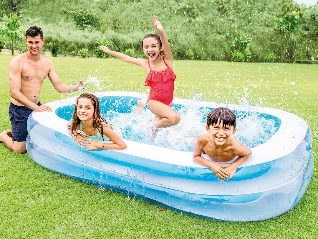 Täispuhutav ristkülikukujuline bassein 262 x 175 x 56 cm INTEX 56483 - Image 2