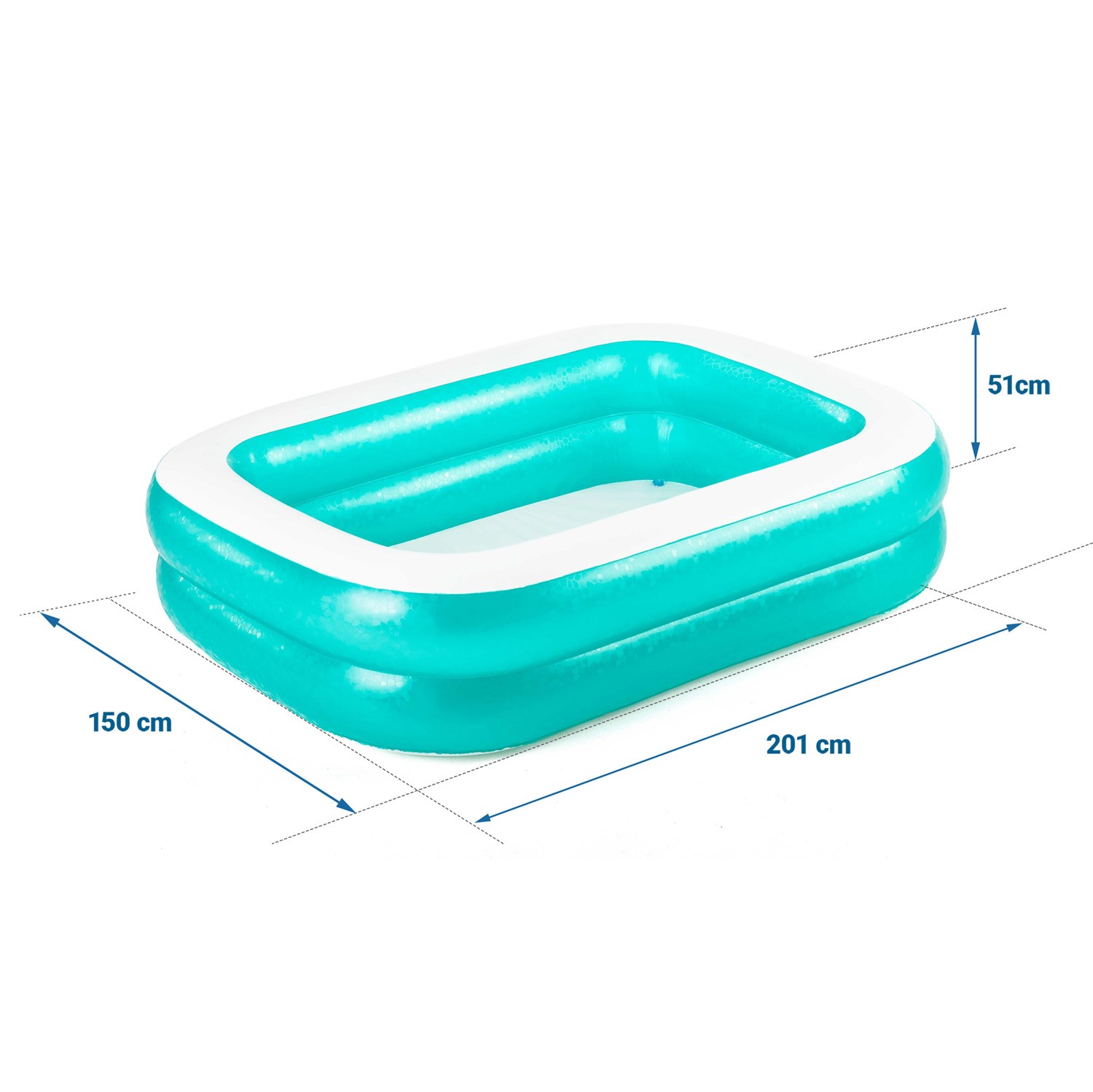 Täispuhutav perebassein 201 x 150 x 51 cm Bestway 54005 - Image 4
