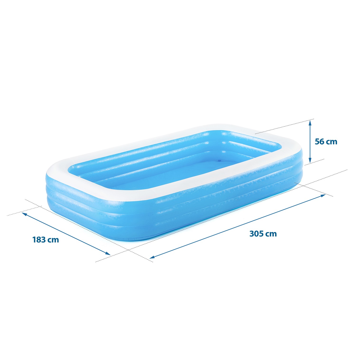 Täispuhutav perebassein 305 x 183 x 56 cm 3 ühes Bestway 54009 - Image 7