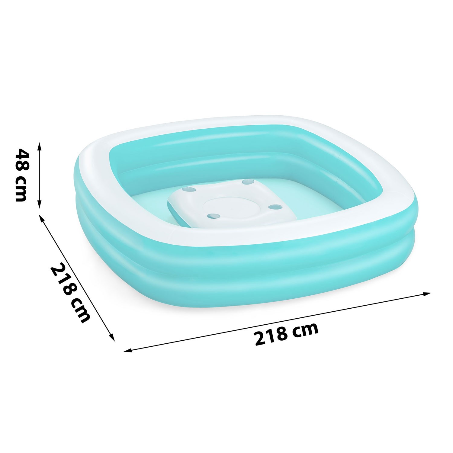 Basein Sippin' Summer 218 x 218 x 48 cm Bestway 54446 - Image 14