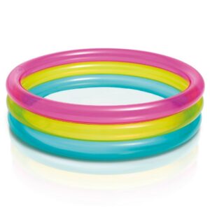 Täispuhutav vikerkaare bassein 3 rõngaga 86 x 25 cm INTEX 57104