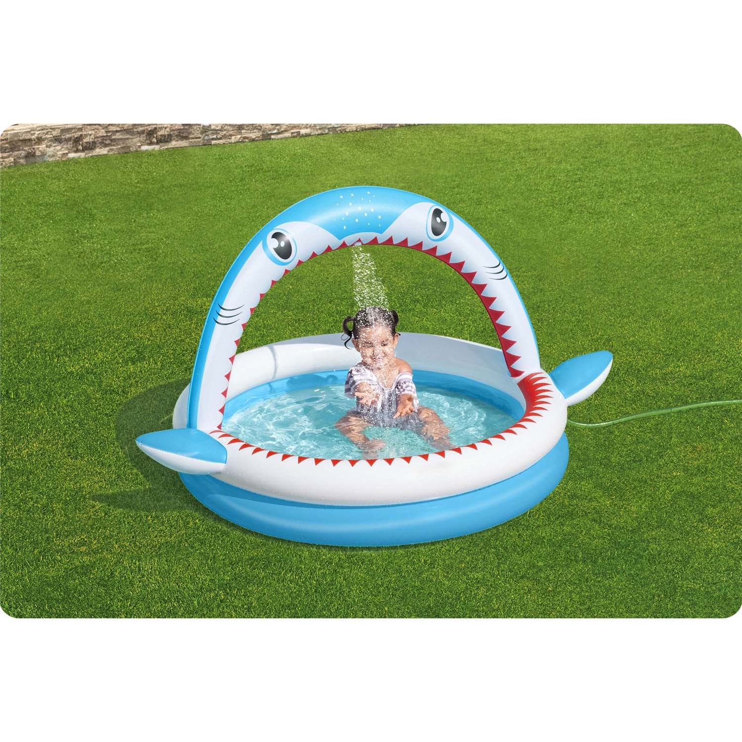 Täispuhutav bassein vihmutitega 163 x 127 x 92 cm Bestway 53157 - Image 6