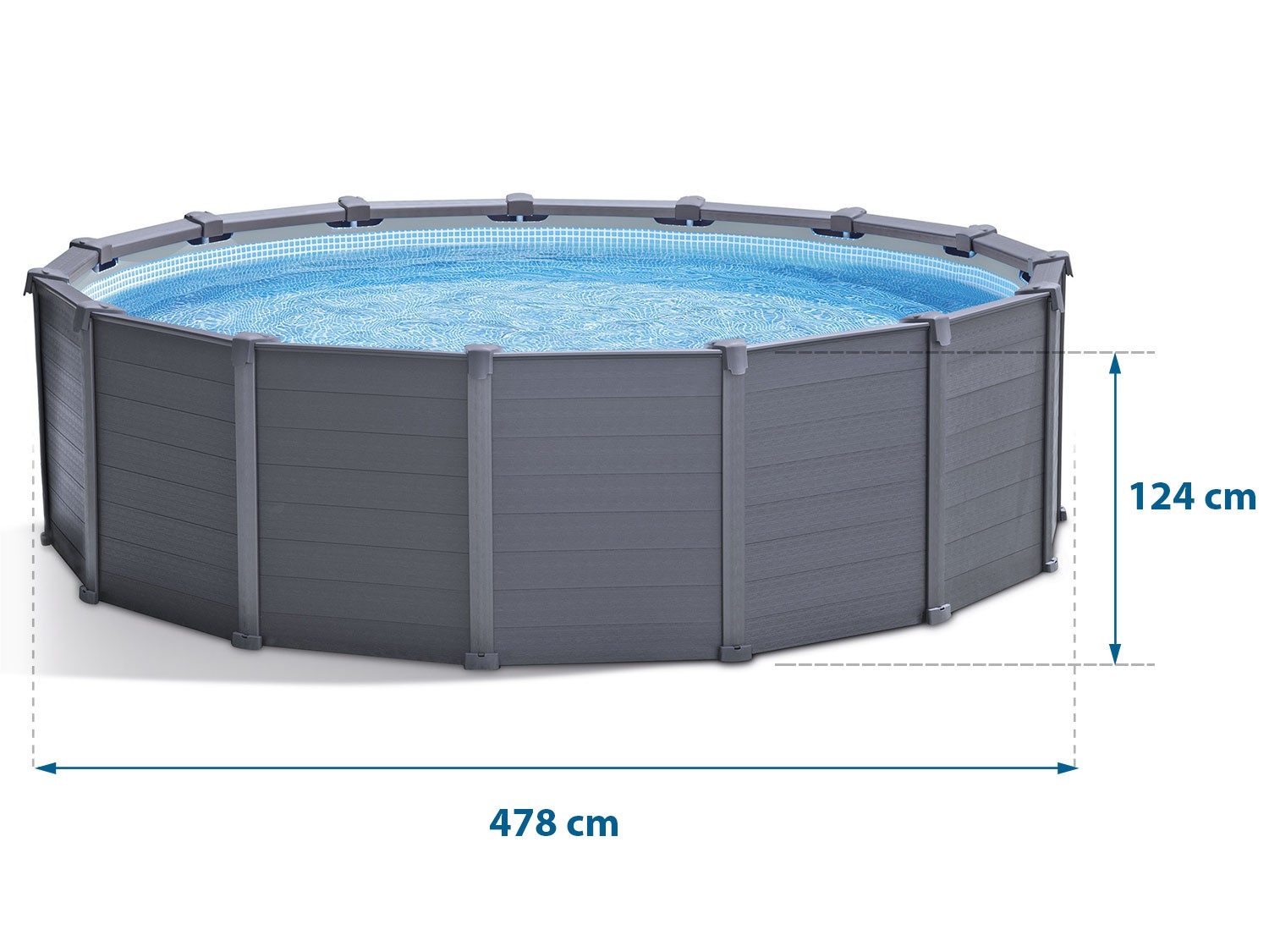 Paneelidega aiabassein 478 x 124 cm 18 in 1 INTEX 26384 - Image 4