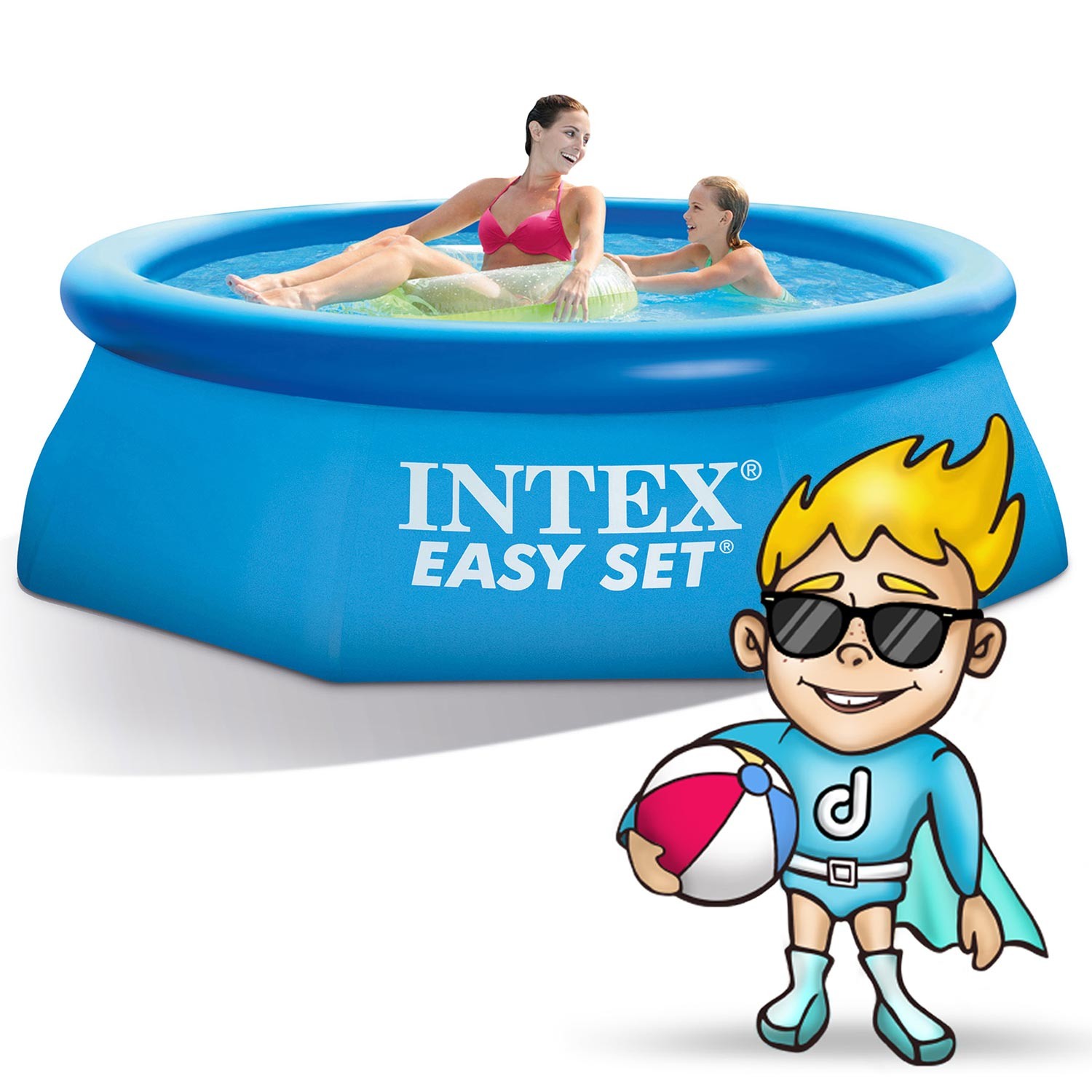 Aia laiendusbassein 244 x 76 cm 16-ühes INTEX 28112 - Image 2