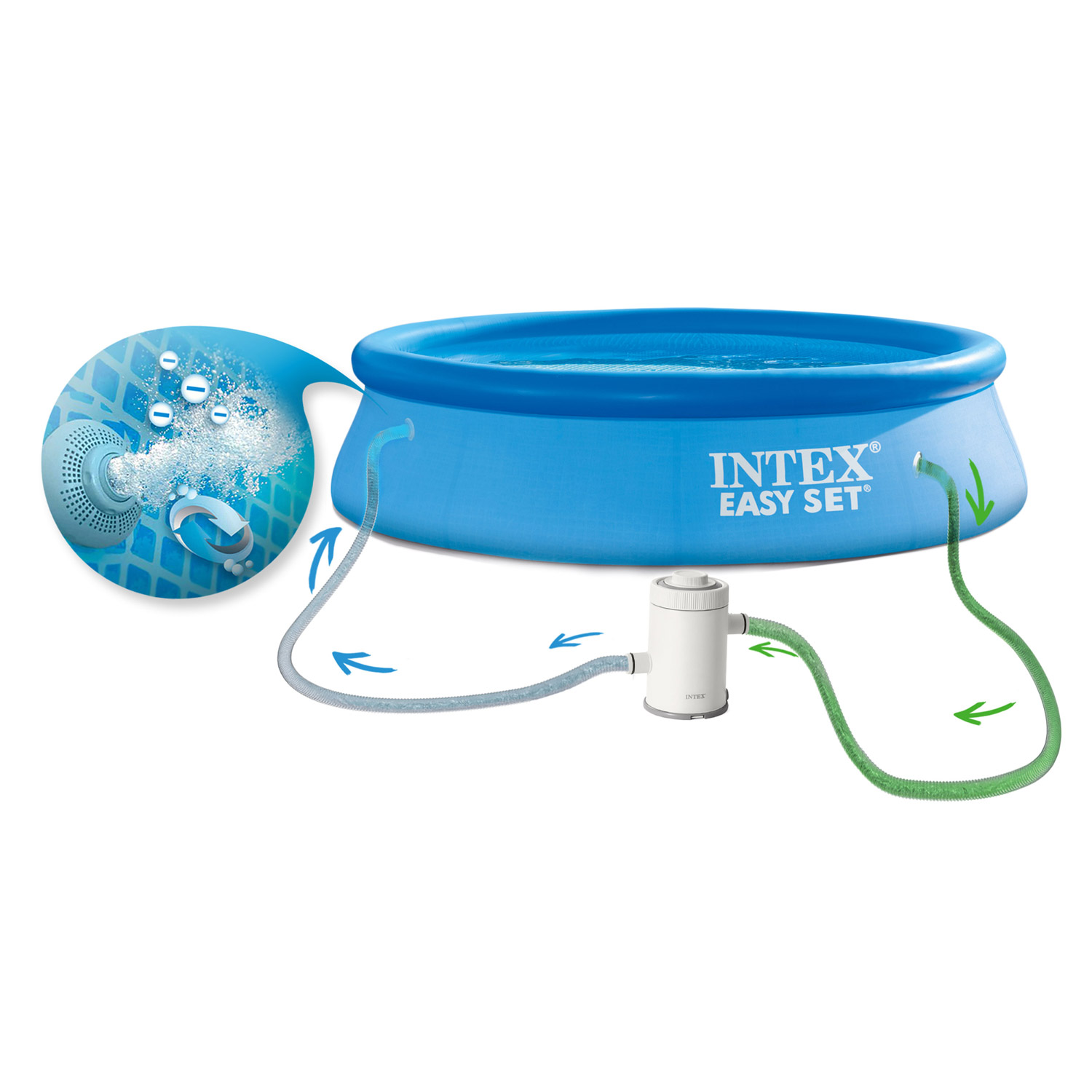 Aia laiendusbassein 244 x 61 cm INTEX 28108 - Image 3