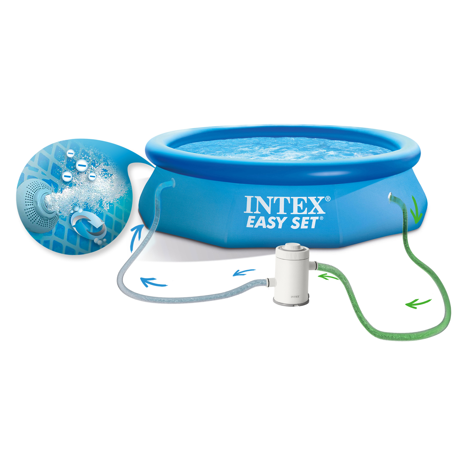 Aia laiendusbassein 305 x 76 cm 3 ühes INTEX 28122 - Image 4