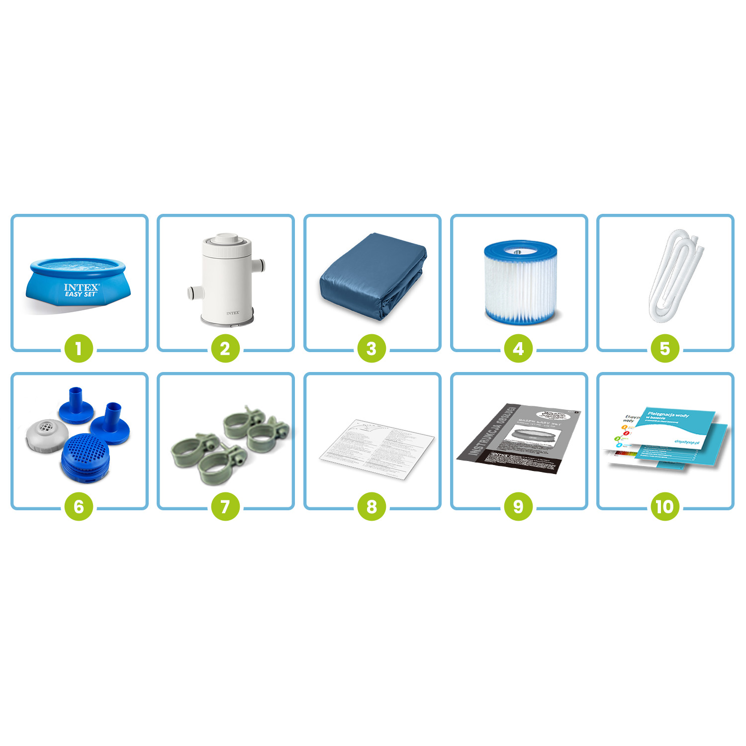 Aia laiendusbassein 305 x 76 cm 4-ühes INTEX 28122 - Image 6