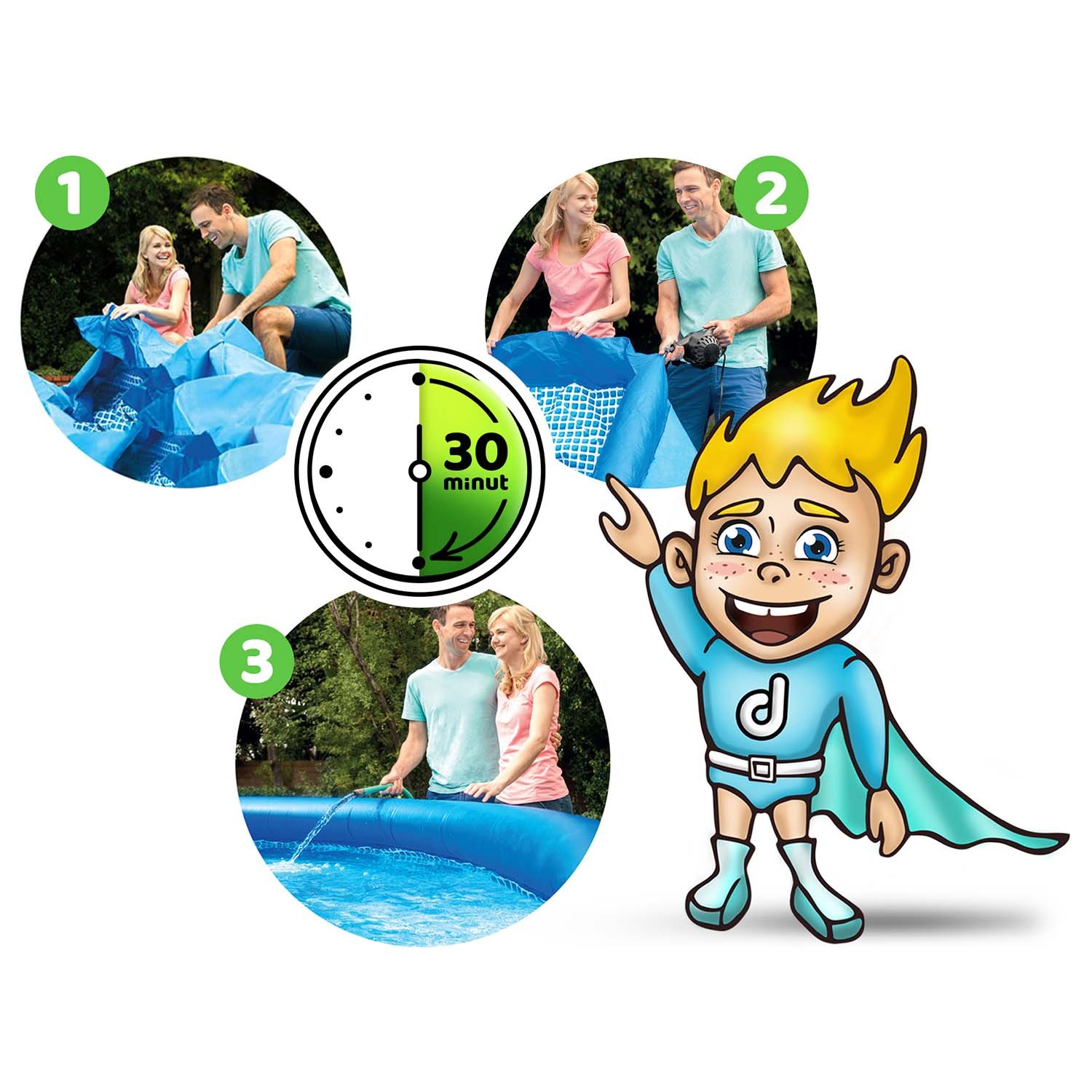 Aia laiendusbassein 396 x 84 cm 15-in-1 INTEX 28142 - Image 6