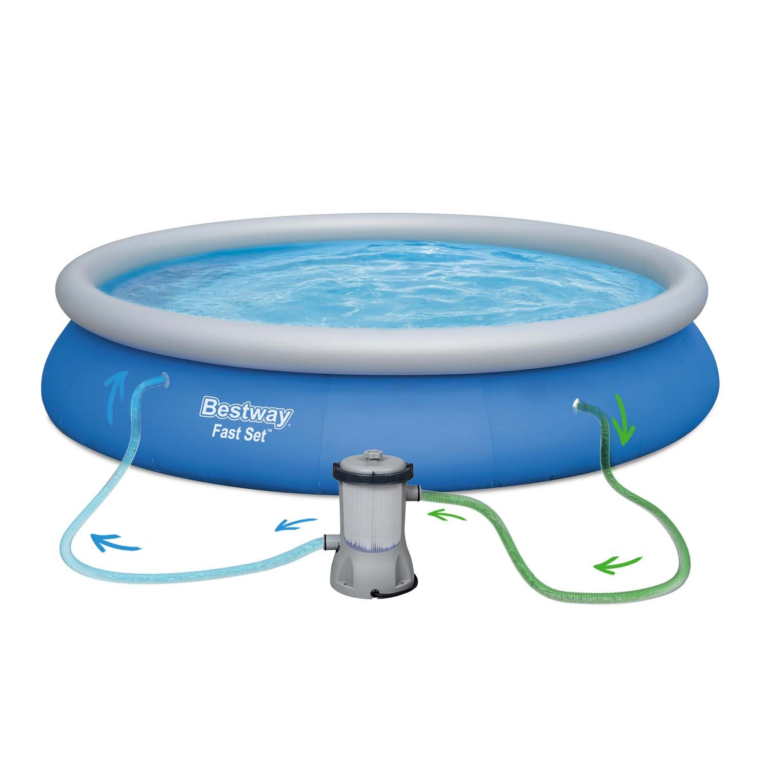 Bestway 57313 9-ühes aia laiendatav bassein 457 x 84 cm - Image 4