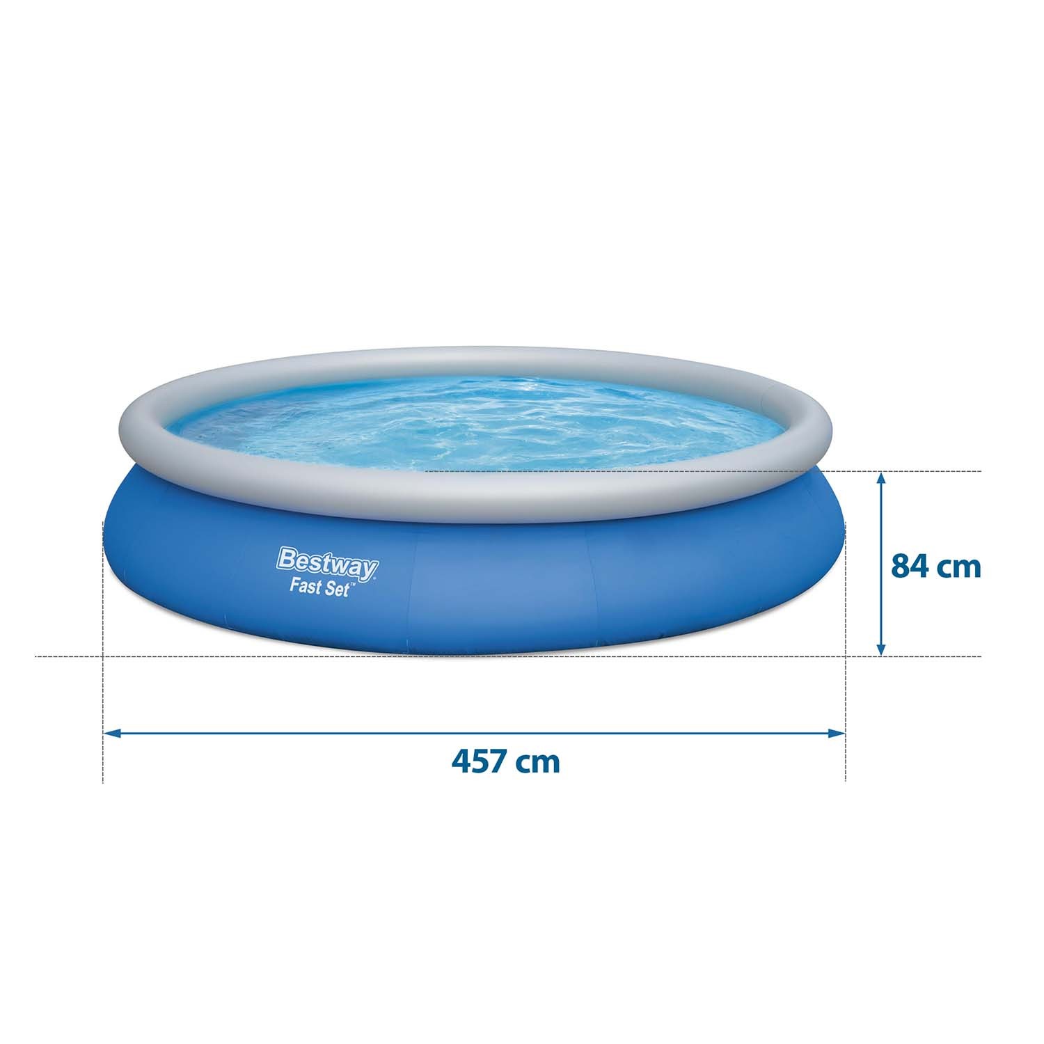Bestway 57313 17-ühes aia laiendatav bassein 457 x 84 cm - Image 5