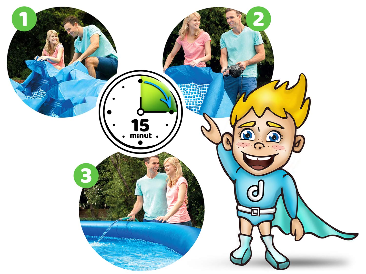 Aia laiendusbassein 457 x 84 cm 15-in-1 INTEX 28158 - Image 4