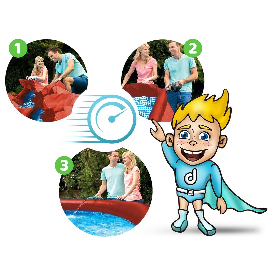 Krabiaia laiendusbassein 183 x 51 cm INTEX 26100 - Image 4