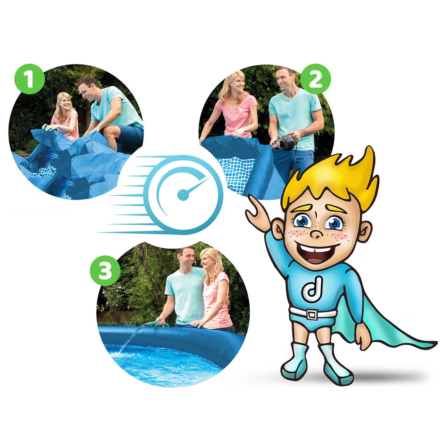 Vaalaaia laiendusbassein 183 x 51 cm INTEX 26102 - Image 6