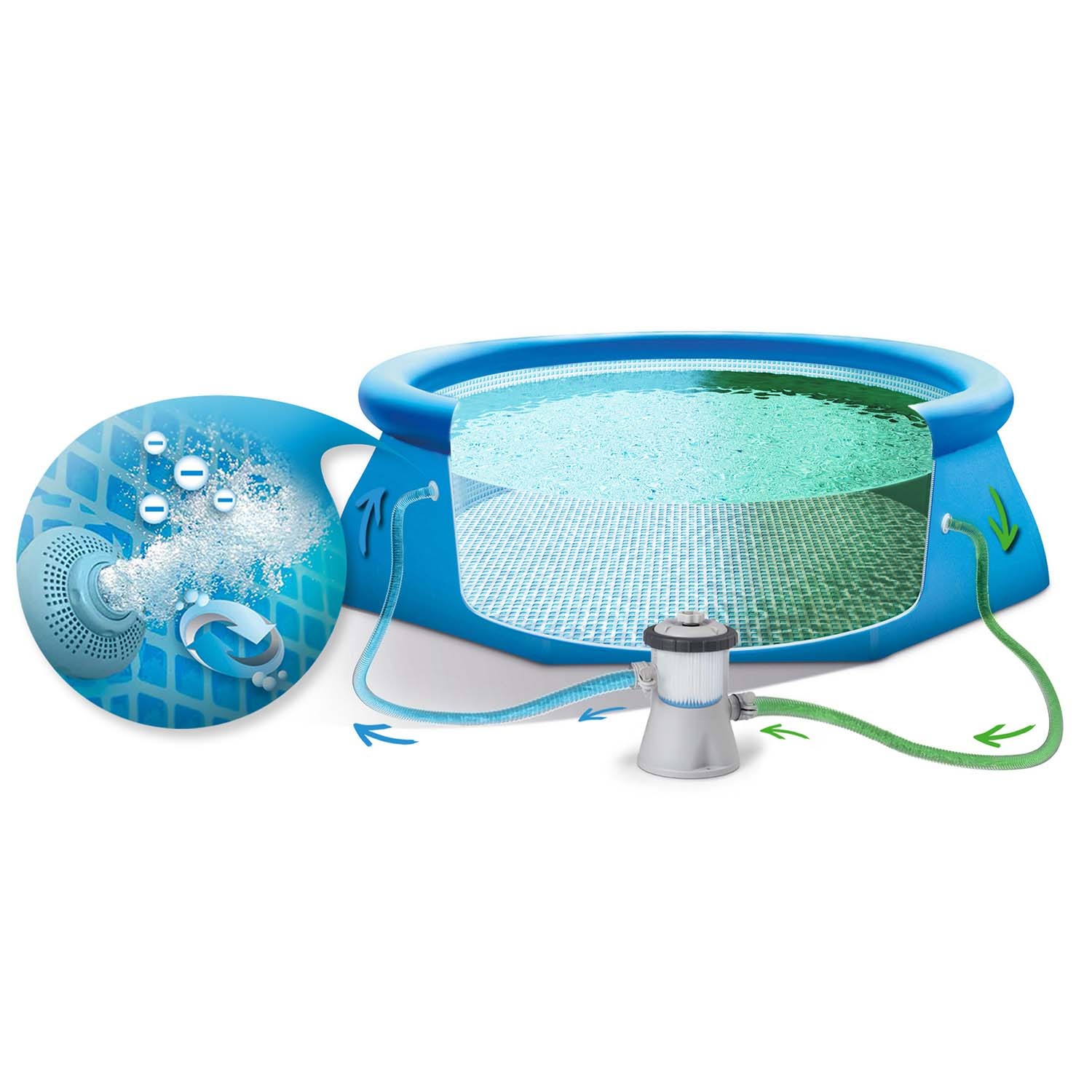 Aia laiendusbassein 305 x 61 cm 9-ühes INTEX 28118 - Image 3