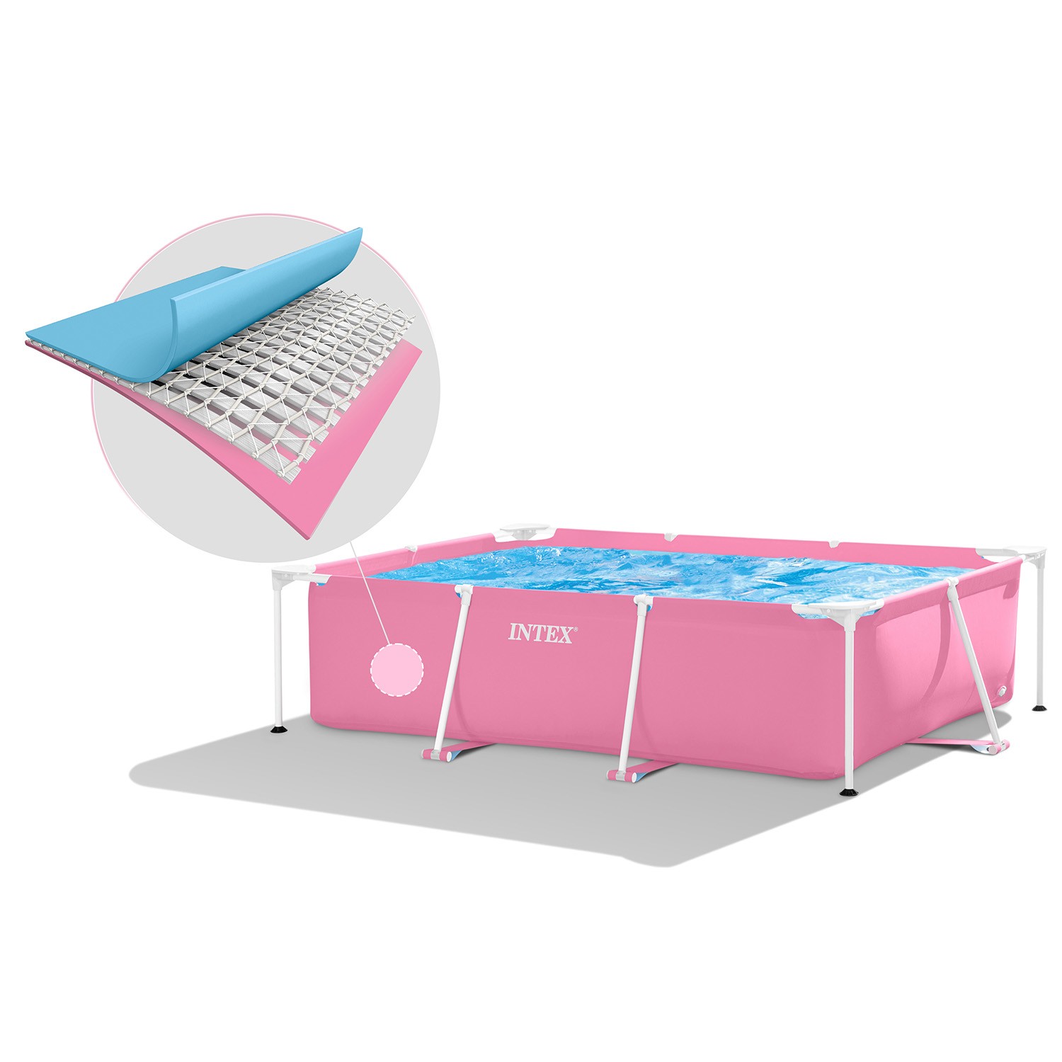 Raamiga aiabassein 220 x 150 x 60 cm INTEX 28266 - Image 3