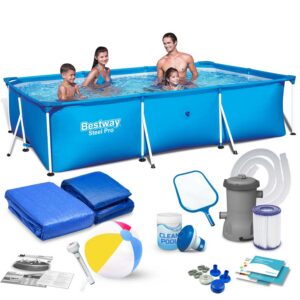 Raamiga aiabassein 300 x 201 x 66 cm 16-ühes Bestway 56404