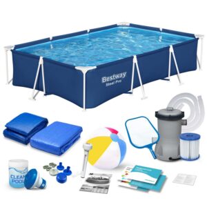 Raamiga aiabassein 300 x 201 x 66 cm 16-ühes Bestway 56404N