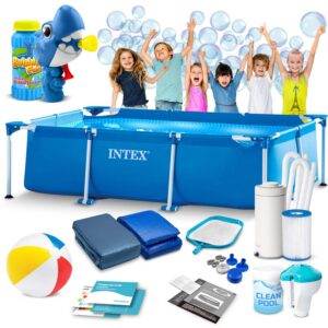 Raamiga aiabassein 300 x 200 x 75 cm 15-in-1 INTEX 28272 + mullimasin TASUTA