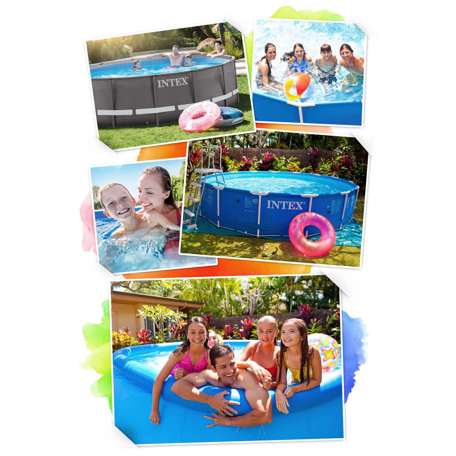 Raamiga aiabassein 300 x 200 x 75 cm 15-in-1 INTEX 28272 + mullimasin TASUTA - Image 9