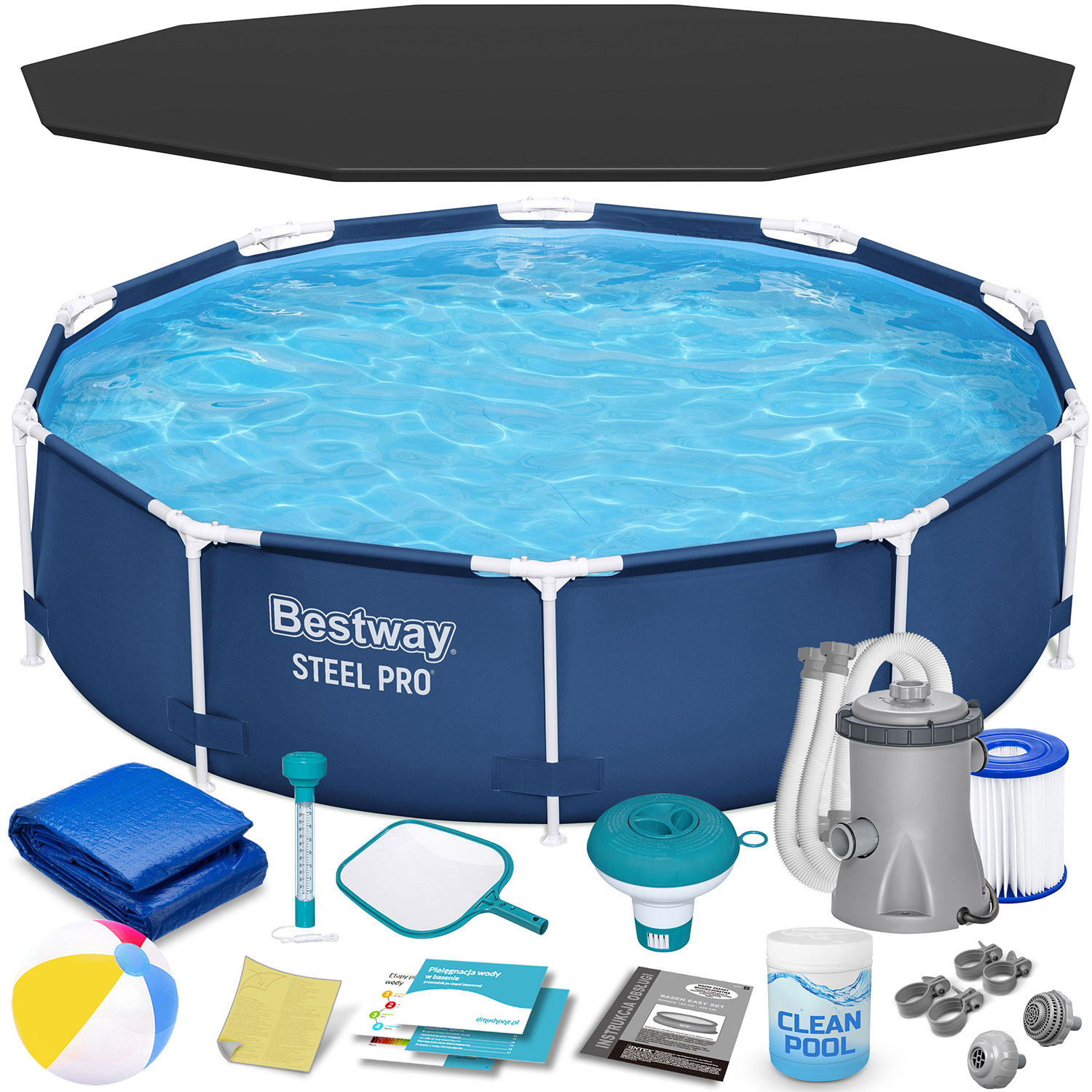 Raamiga aiabassein 305 x 76 cm 16-ühes Bestway 56679