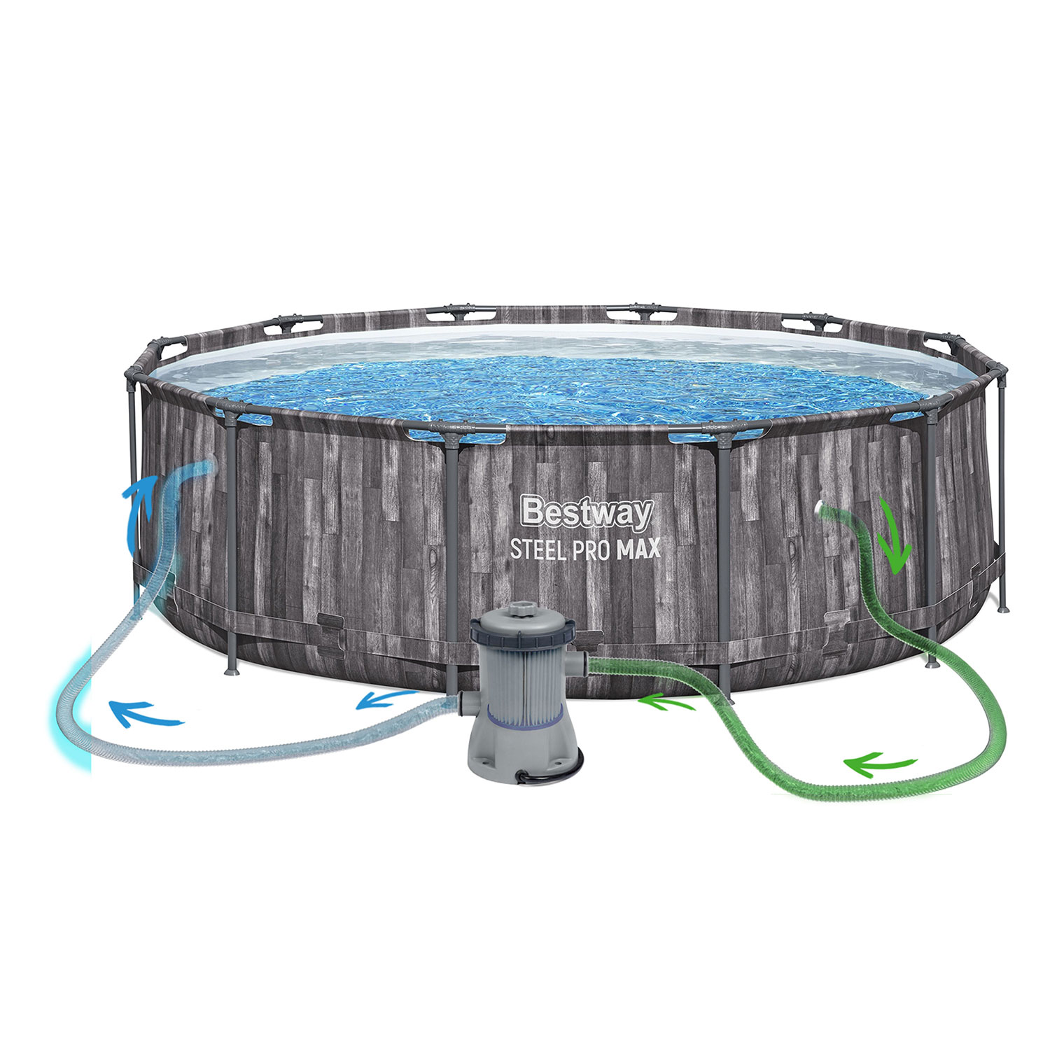 Raamiga aiabassein 366 x 100 cm 10-ühes Bestway 5614X - Image 8