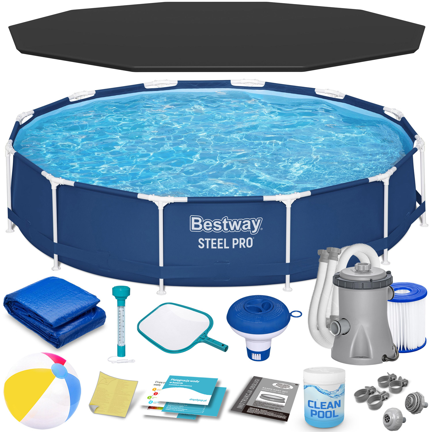 Raamiga aiabassein 366 x 76 cm 16-ühes Bestway 56681