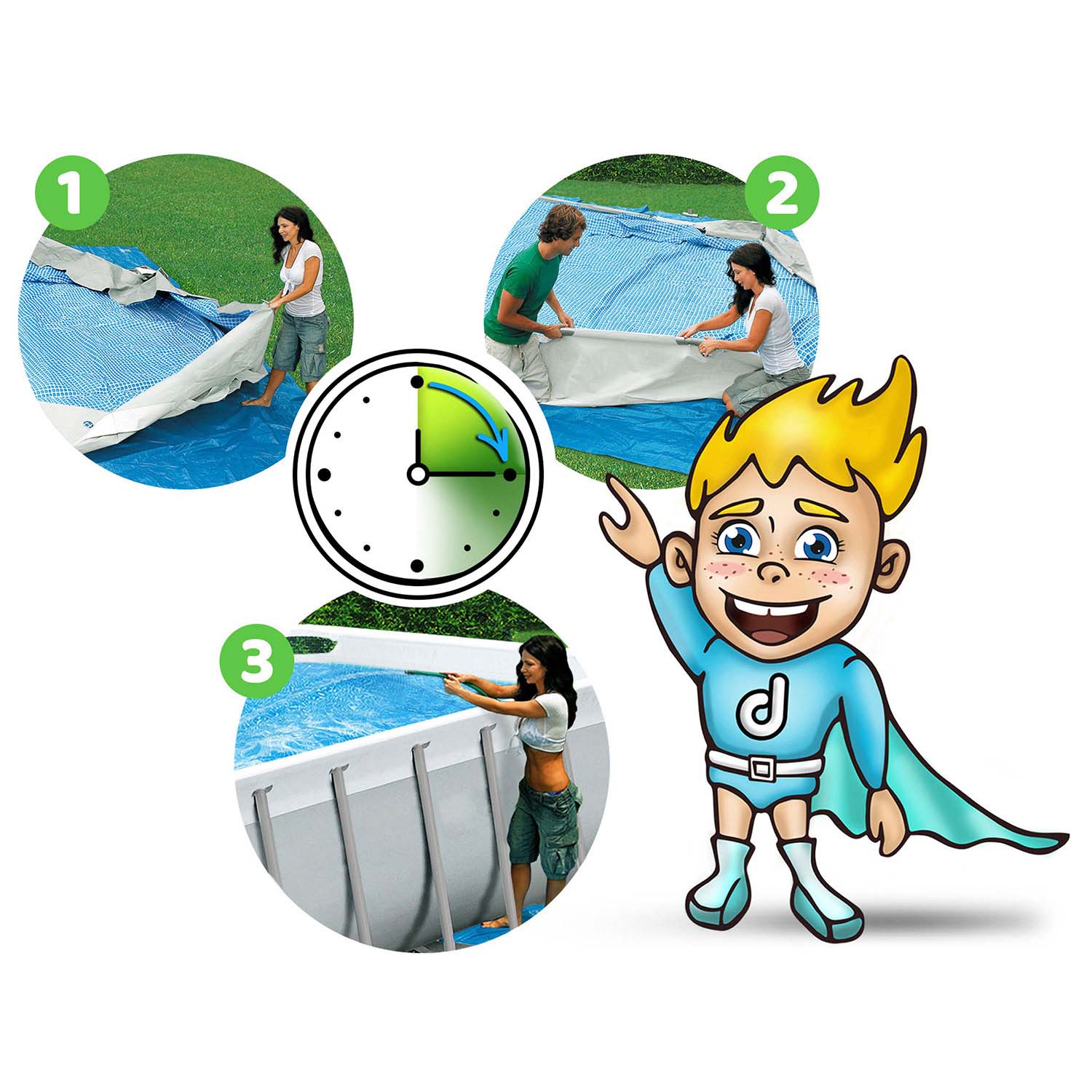 Raamiga aiabassein 366 x 122 cm 6-ühes Bestway 56420 - Image 10