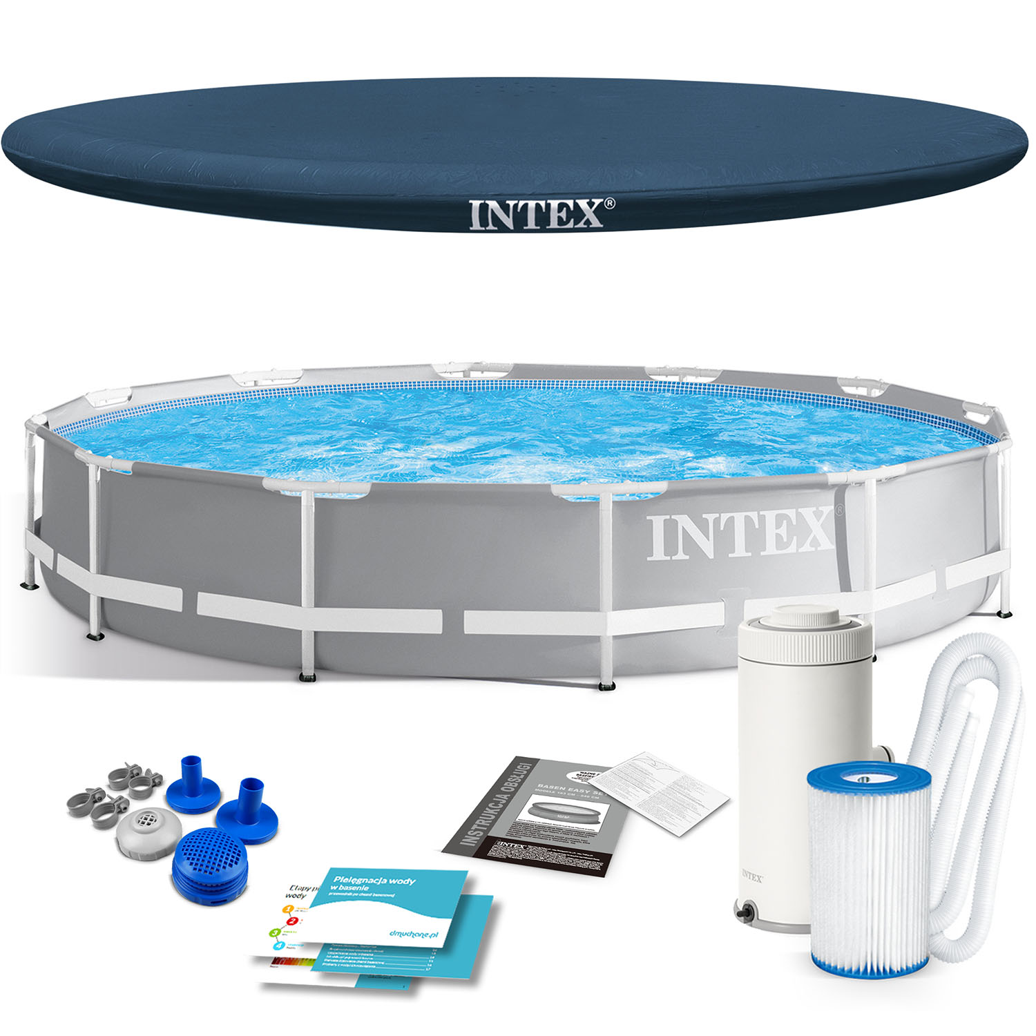 Raamiga aiabassein 366 x 76 cm 4-ühes INTEX 26712